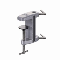 Table clamp with hinged screws, aluminium alloy, powder-coated | Description : Table clamp with hinged screws